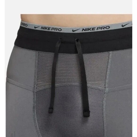 Nike Pro Dri-FIT ADV Recovery Tights workout Mens Size XL DD1705 068 Grey New - Picture 10 of 12